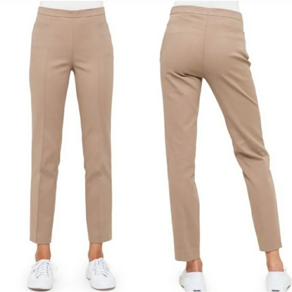 NWT Akris Punto Franca Techno Ankle Length Pants Size 14
